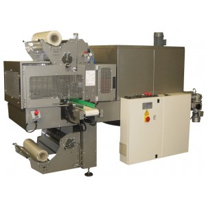 GRAMEGNA MS 50-1, Avtomatski stroj za pakiranje izdelkov po sistemu "bundle" vstopnim trakom pod kotom 90°
